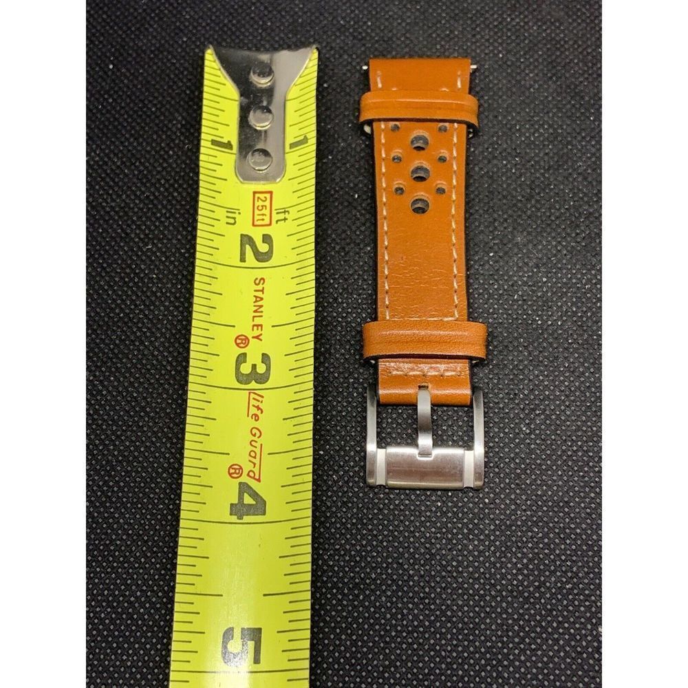 Fossil Genuine Leather Half Band Bracelet Strap 21mm S358